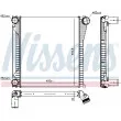 NISSENS 96136 - Intercooler, échangeur