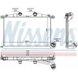 NISSENS 96496 - Intercooler, échangeur