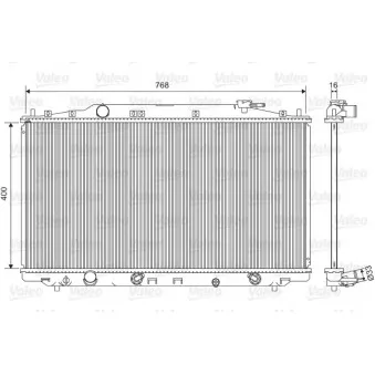 Radiateur, refroidissement du moteur VALEO OEM 19010R40A51