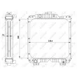 NRF 54091 - Radiateur, refroidissement du moteur