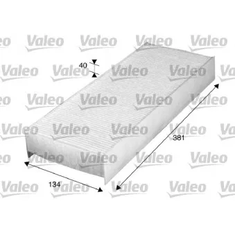 Filtre, air de l'habitacle VALEO OEM 8301118