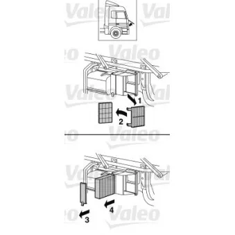 Filtre, air de l'habitacle VALEO OEM 1420197