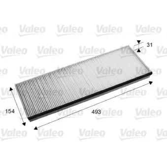 Filtre, air de l'habitacle VALEO OEM 0018357147