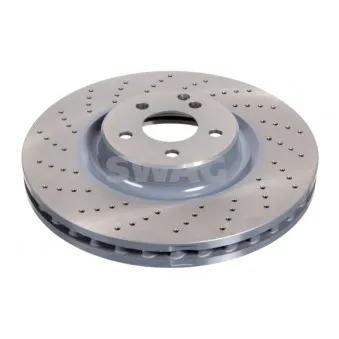 Jeu de 2 disques de frein avant SWAG 10 94 4030 pour MERCEDES-BENZ SLK 55 AMG - 422cv
