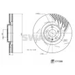 SWAG 33 10 0963 - Disque de frein avant droit