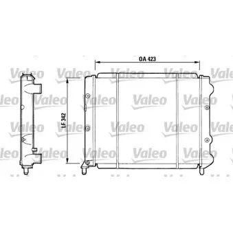 VALEO 730081 - Radiateur, refroidissement du moteur