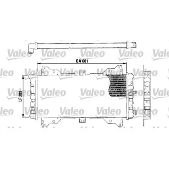 Radiateur, refroidissement du moteur VALEO [730169]