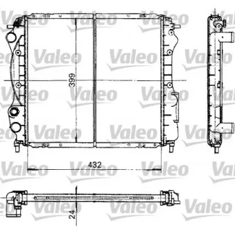 VALEO 730181 - Radiateur, refroidissement du moteur