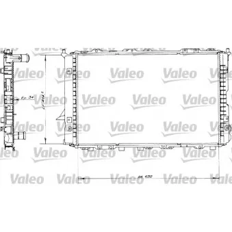 Radiateur, refroidissement du moteur VALEO 730363 pour AUDI A6 2.8 - 174cv