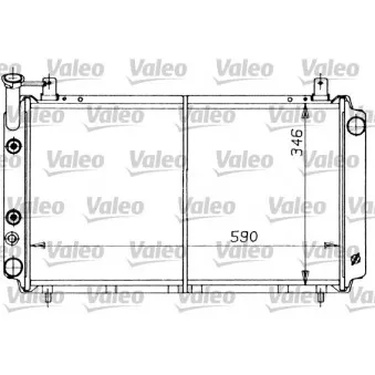 Radiateur, refroidissement du moteur VALEO [730409]