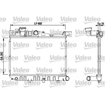 VALEO 730433 - Radiateur, refroidissement du moteur