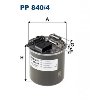 FILTRON PP 840/4 - Filtre à carburant