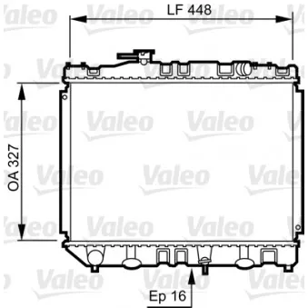 VALEO 730461 - Radiateur, refroidissement du moteur