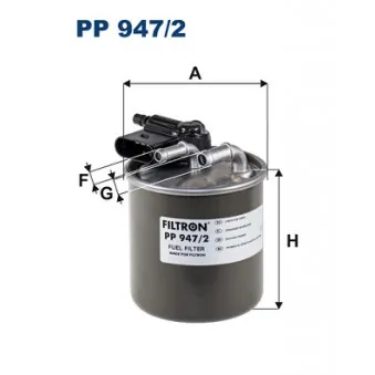 FILTRON PP 947/2 - Filtre à carburant