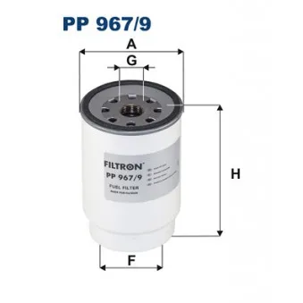 Filtre à carburant FILTRON OEM 20745605