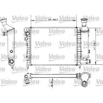 VALEO 730498 - Radiateur, refroidissement du moteur