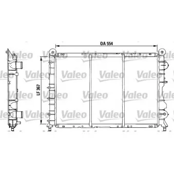 VALEO 730518 - Radiateur, refroidissement du moteur