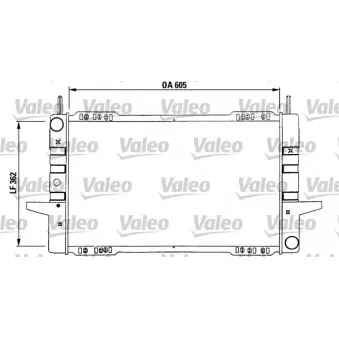 VALEO 730532 - Radiateur, refroidissement du moteur