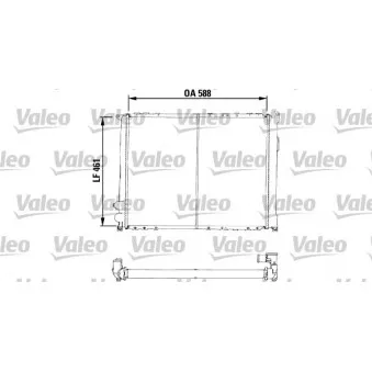 VALEO 730541 - Radiateur, refroidissement du moteur