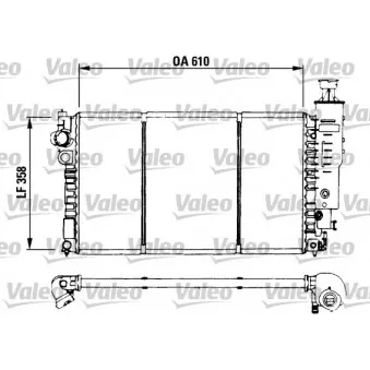 VALEO 730573 - Radiateur, refroidissement du moteur