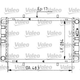 VALEO 730593 - Radiateur, refroidissement du moteur