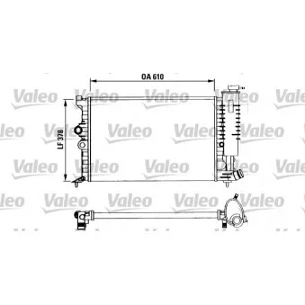 VALEO 730960 - Radiateur, refroidissement du moteur