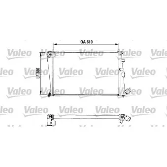 VALEO 730961 - Radiateur, refroidissement du moteur