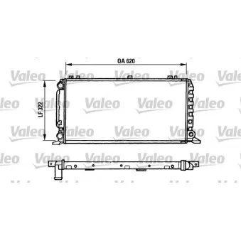 Radiateur, refroidissement du moteur VALEO OEM 893121251H