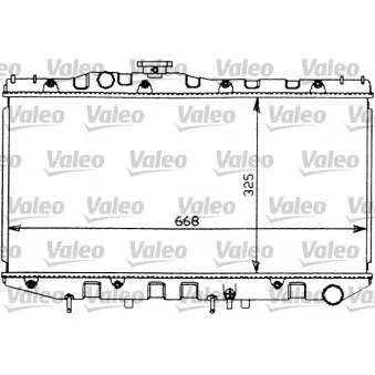 Radiateur, refroidissement du moteur VALEO OEM 1640074120