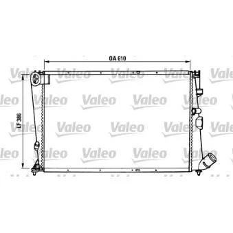 Radiateur, refroidissement du moteur VALEO 731103