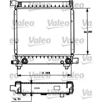 VALEO 731171 - Radiateur, refroidissement du moteur