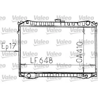 VALEO 731187 - Radiateur, refroidissement du moteur