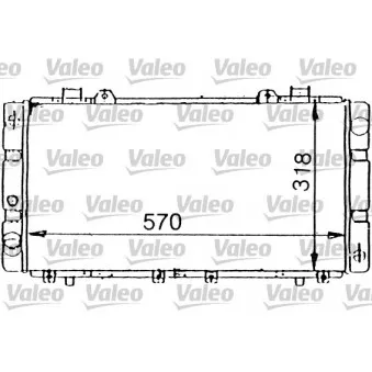 VALEO 731199 - Radiateur, refroidissement du moteur