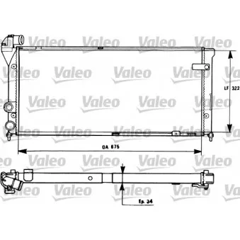 VALEO 731270 - Radiateur, refroidissement du moteur