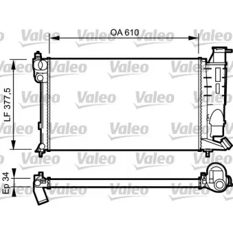 VALEO 731389 - Radiateur, refroidissement du moteur