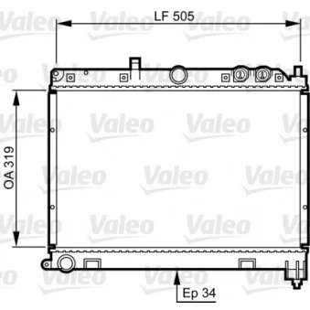 VALEO 731412 - Radiateur, refroidissement du moteur