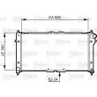 Radiateur, refroidissement du moteur VALEO [731466]