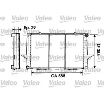 Radiateur, refroidissement du moteur VALEO OEM 8603774