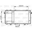 Radiateur, refroidissement du moteur VALEO [731491]