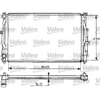 Radiateur, refroidissement du moteur VALEO 731537 pour VOLKSWAGEN PASSAT 2.0 4motion - 120cv