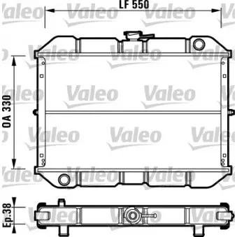 VALEO 731539 - Radiateur, refroidissement du moteur
