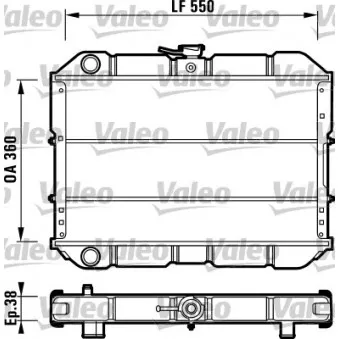 VALEO 731540 - Radiateur, refroidissement du moteur