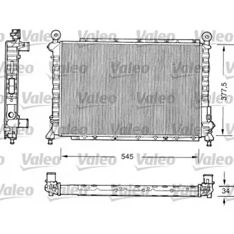 VALEO 731559 - Radiateur, refroidissement du moteur