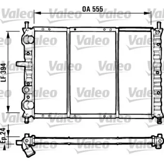 VALEO 731581 - Radiateur, refroidissement du moteur