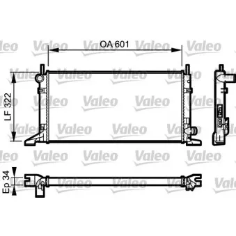 VALEO 731595 - Radiateur, refroidissement du moteur