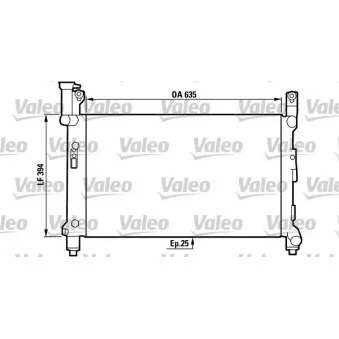 VALEO 731720 - Radiateur, refroidissement du moteur