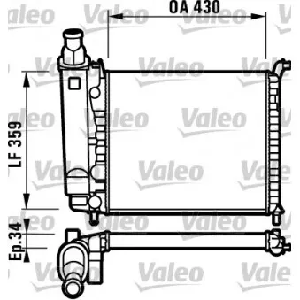 VALEO 732004 - Radiateur, refroidissement du moteur