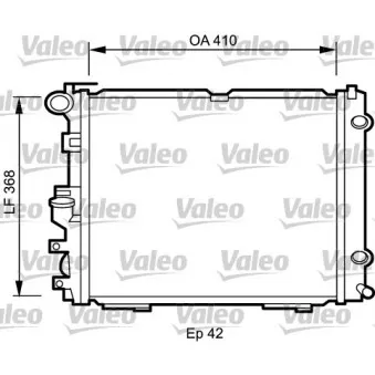 VALEO 732094 - Radiateur, refroidissement du moteur