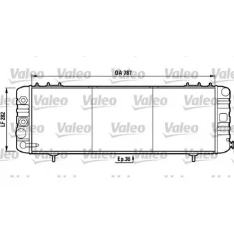 VALEO 732258 - Radiateur, refroidissement du moteur