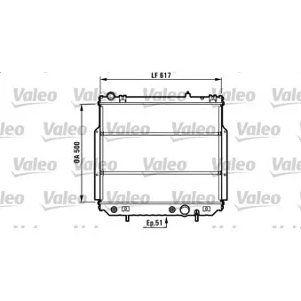 VALEO 732311 - Radiateur, refroidissement du moteur